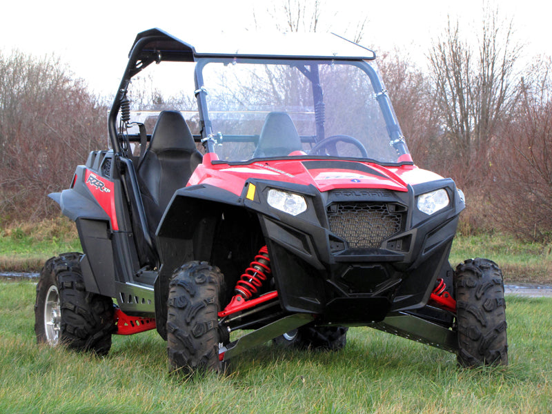 Kit plaques de protection aluminium pour quad RZR 900 XP (-2014) (aluminium) – protection châssis complète, robuste et durable