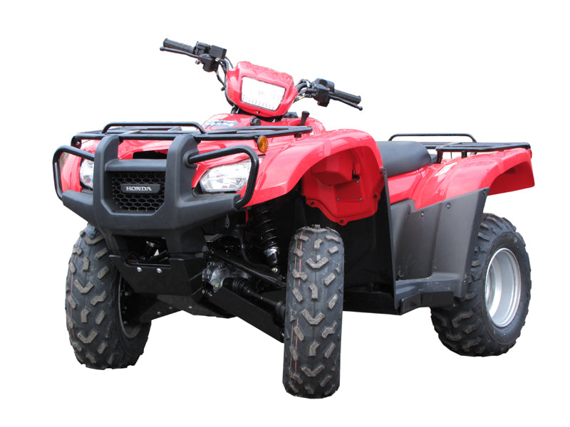 Kit plaques de protection plastique pour quad TRX 500 FE (2012-2013) (plastic) – protection châssis complète, robuste et durable