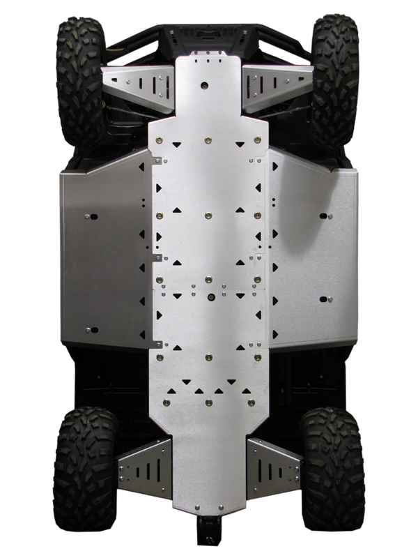 Kit plaques de protection aluminium pour quad Ranger 900 Diesel (aluminium) – protection châssis complète, robuste et durable
