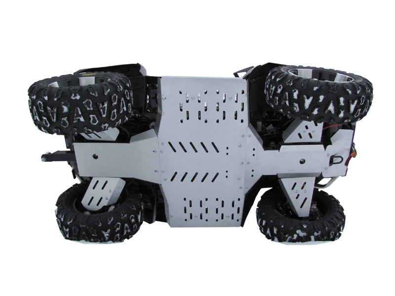 Kit plaques de protection aluminium pour quad CFORCE 800 LUX (X8 LUX) (aluminium) – protection châssis complète, robuste et durable