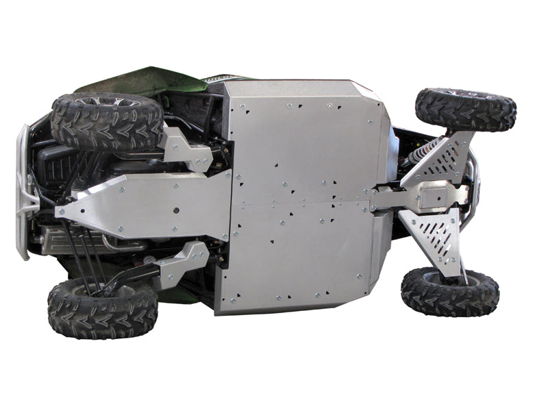 Kit plaques de protection aluminium pour quad Wildcat (-2016) (aluminium) – protection châssis complète, robuste et durable