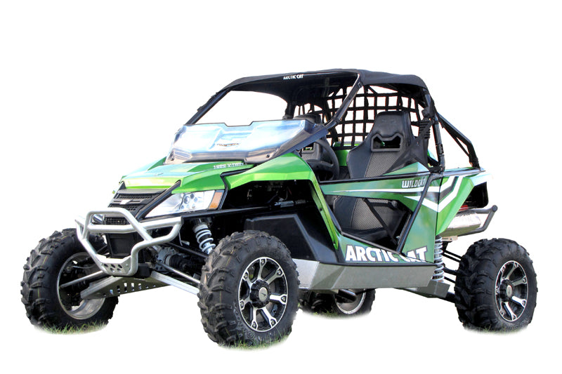 Kit plaques de protection aluminium pour quad Wildcat (-2016) (aluminium) – protection châssis complète, robuste et durable