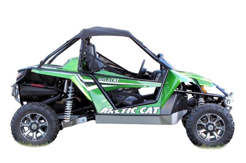 Kit plaques de protection aluminium pour quad Wildcat (-2016) (aluminium) – protection châssis complète, robuste et durable
