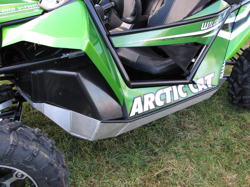 Kit plaques de protection aluminium pour quad Wildcat (-2016) (aluminium) – protection châssis complète, robuste et durable