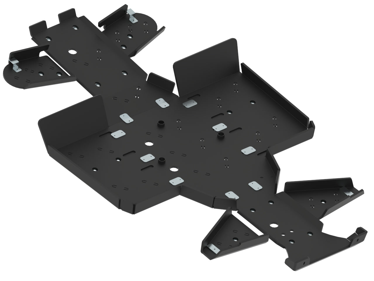 Kit plaques de protection plastique pour quad 800 (plastic) – protection châssis complète, robuste et durable
