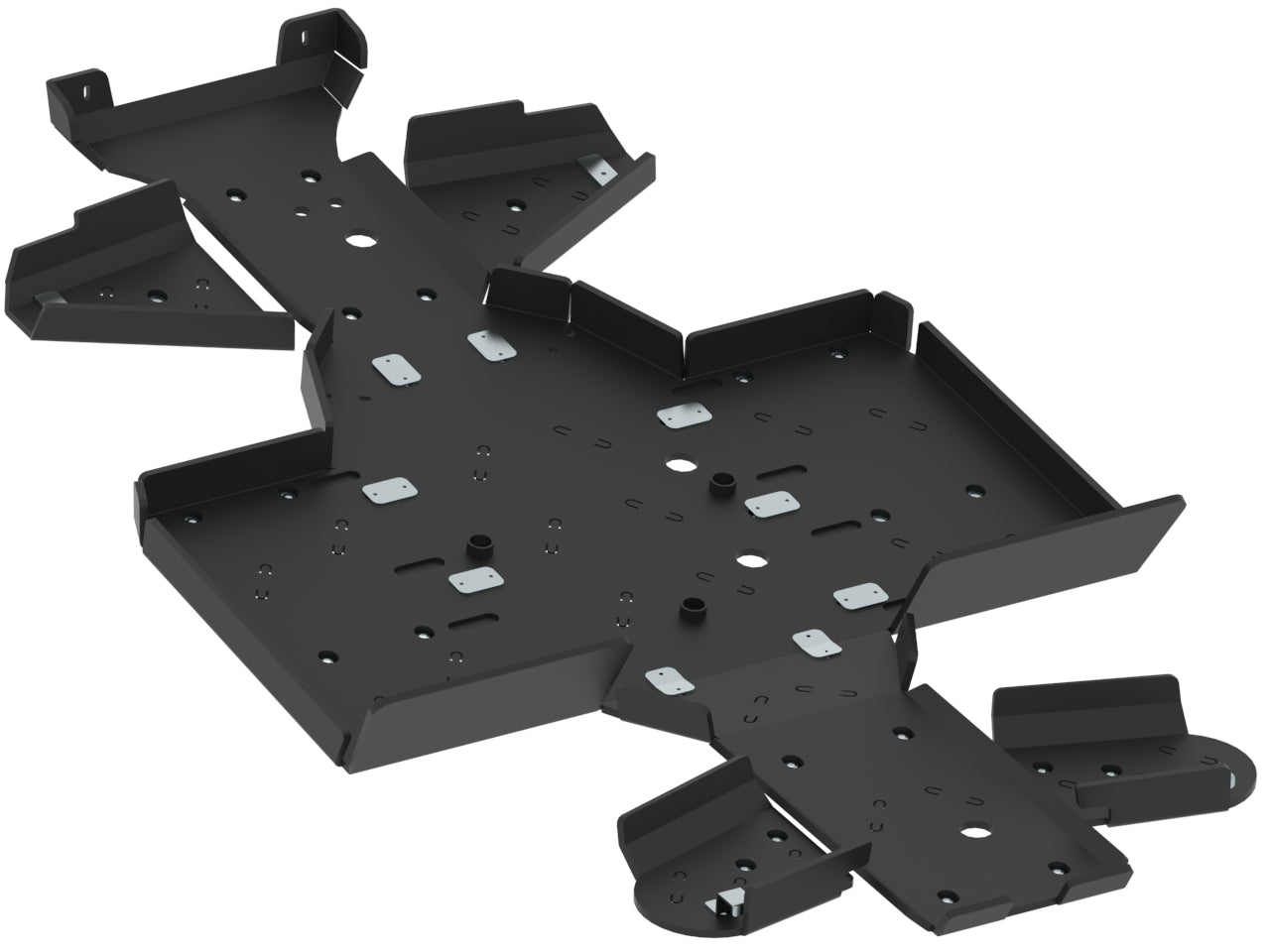 Kit plaques de protection plastique pour quad 800 (plastic) – protection châssis complète, robuste et durable