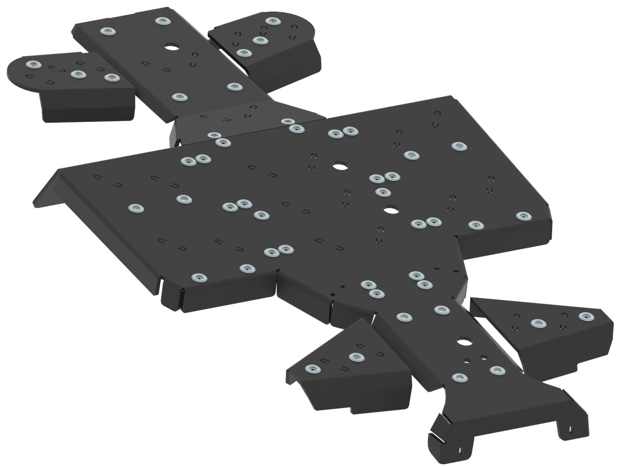 Kit plaques de protection plastique pour quad 800 (plastic) – protection châssis complète, robuste et durable