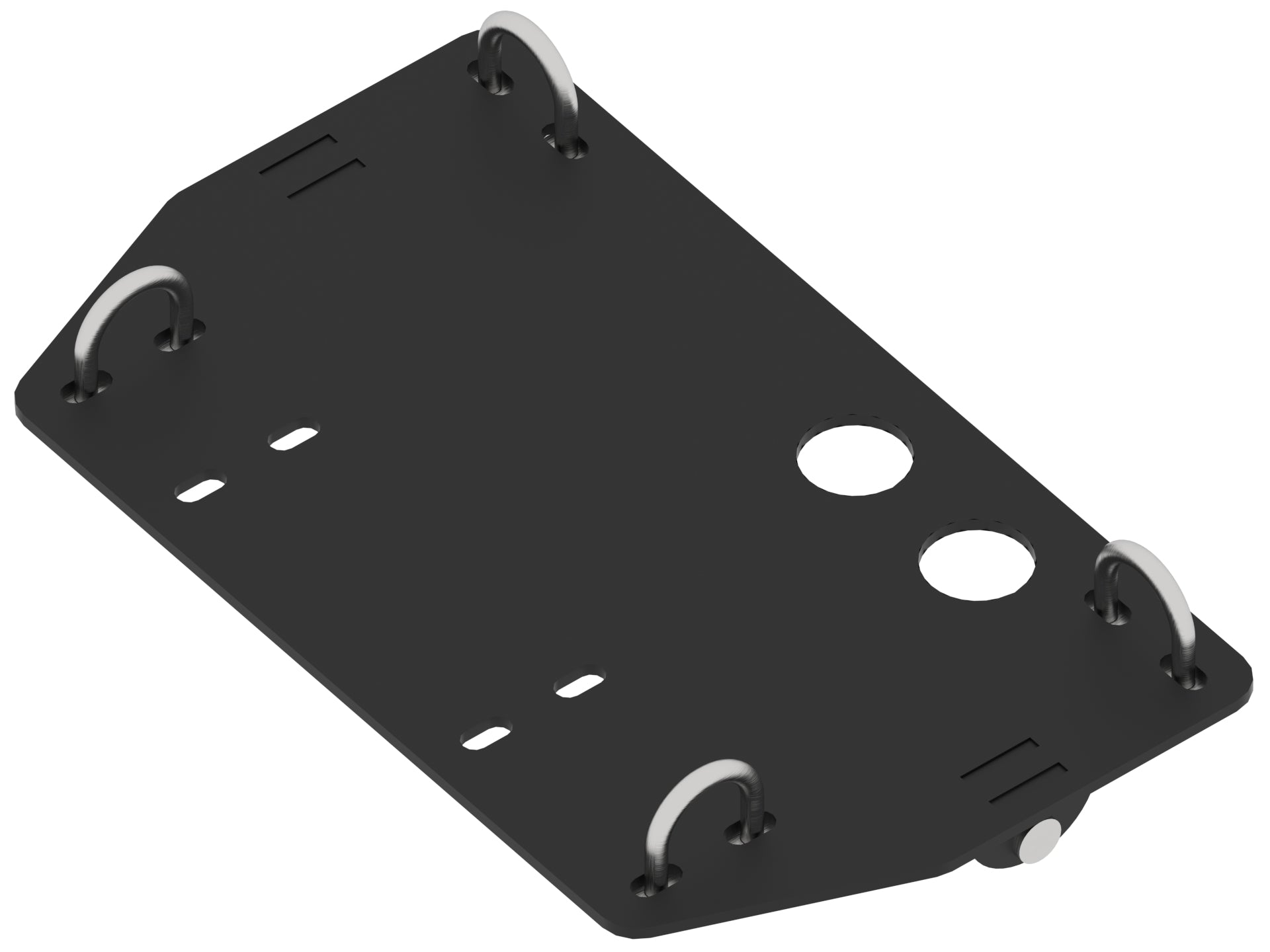 Kit plaques de protection pour quad KVF 650 Rigid, KVF 650/750 BruteForce – protection châssis complète, robuste et durable