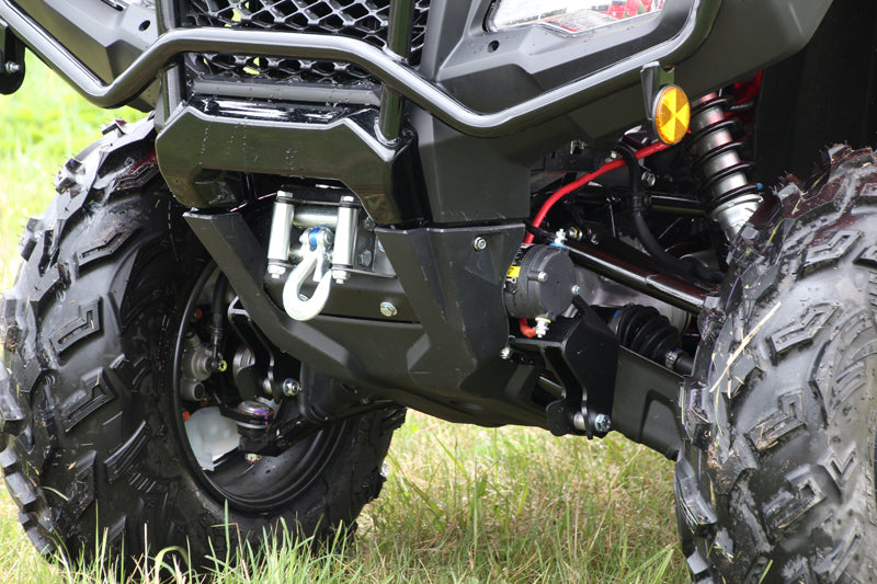 Kit plaques de protection pour quad TRX 420 FA/FE/FM (2014+), TRX 420 FA6 (IRS), TRX 500/520 FA (IRS), TRX 500/520 FE (2014+) (2014+) – protection châssis complète, robuste et durable