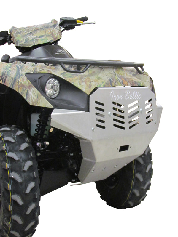 Kit plaques de protection aluminium pour quad KVF 650 Rigid, KVF 650/750 BruteForce (aluminium) – protection châssis complète, robuste et durable