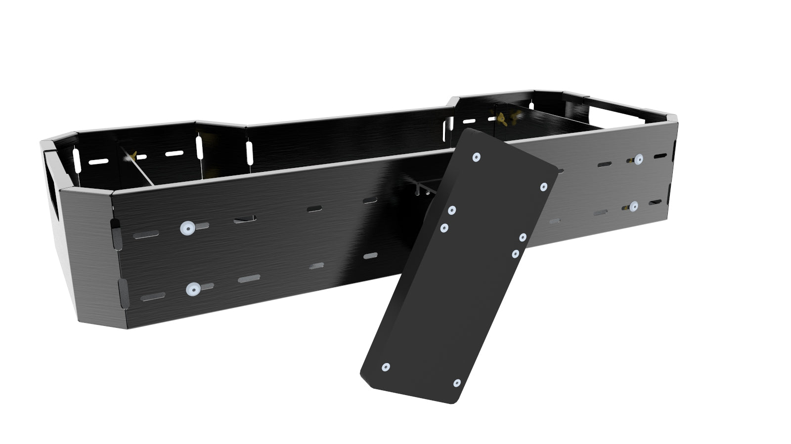 Kit plaques de protection aluminium pour quad Universal ( cargo box fitment ) – protection châssis complète, robuste et durable