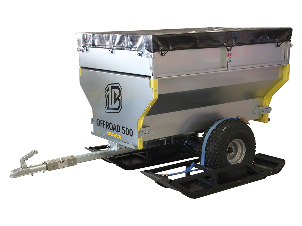 Kit plaques de protection plastique pour quad Universal ( 1 axle trailer ) – protection châssis complète, robuste et durable