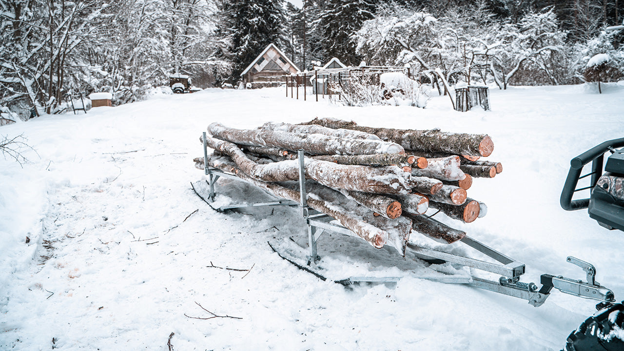 Kit plaques de protection pour quad Universal (timber trailer on skis) – protection châssis complète, robuste et durable