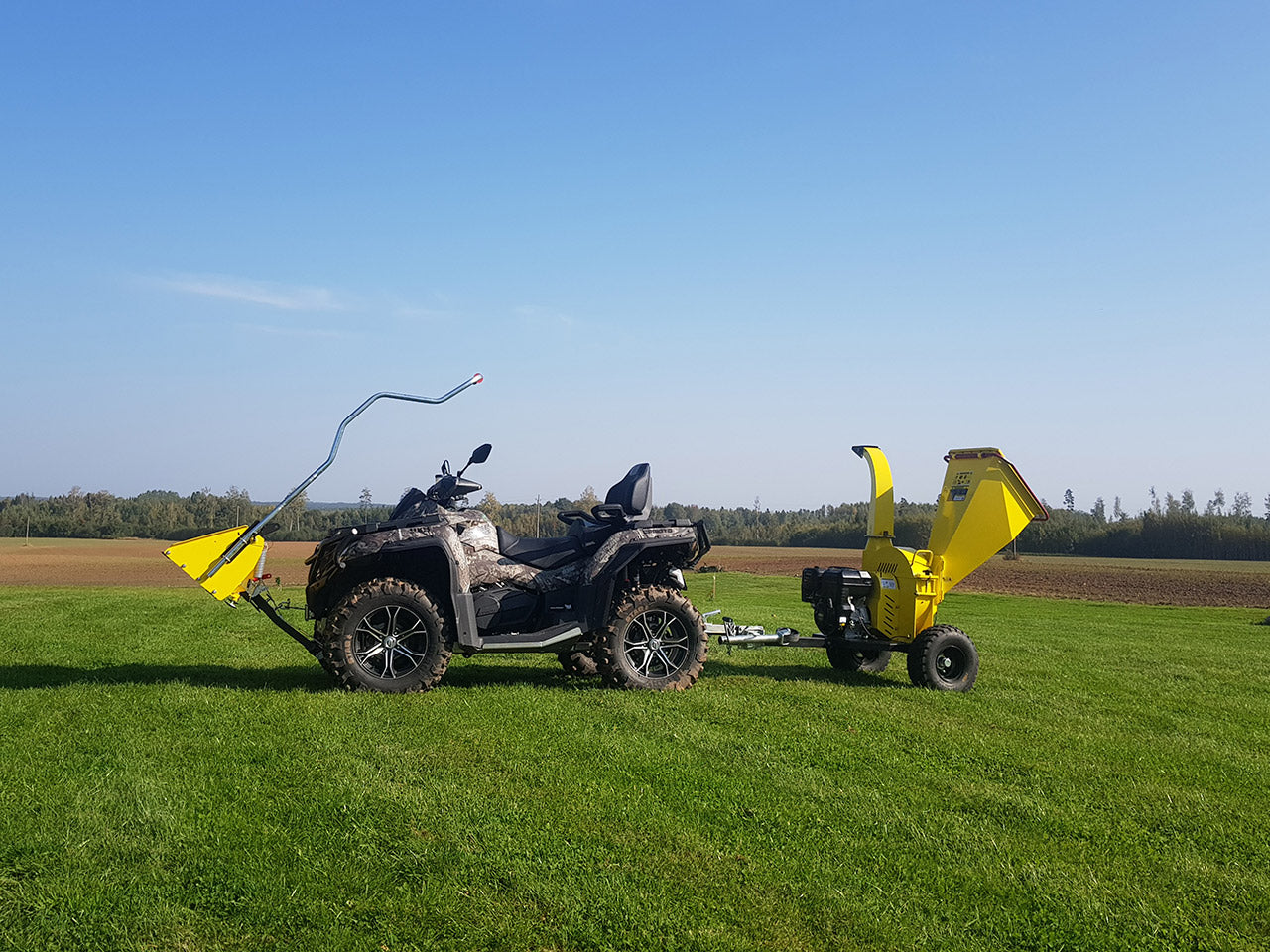 Kit plaques de protection pour quad Universal ( Briggs & Stratton 14hp ) – protection châssis complète, robuste et durable