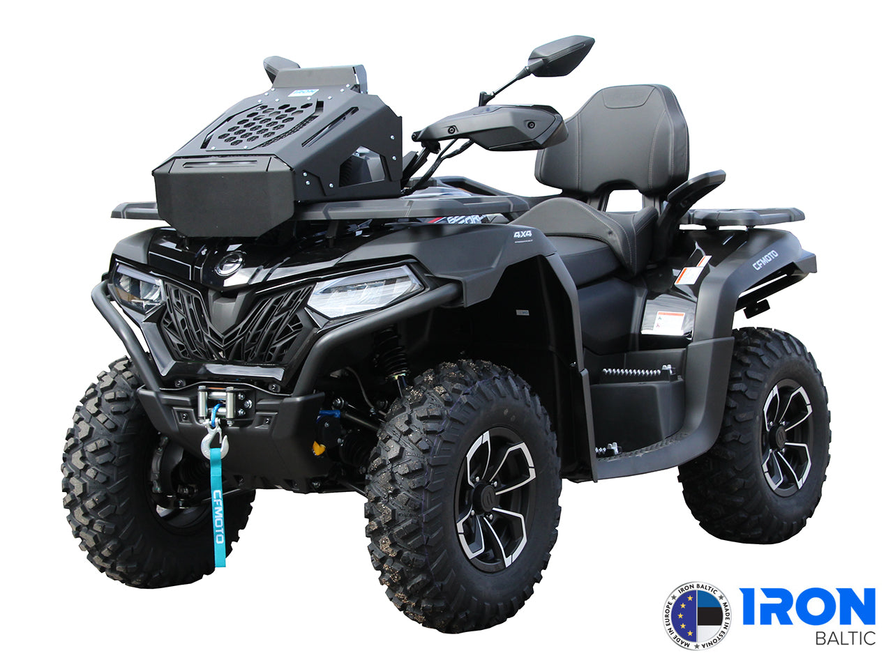 Kit plaques de protection aluminium pour quad CFORCE 625 (2023+), CFORCE 625 Touring (2023+) – protection châssis complète, robuste et durable