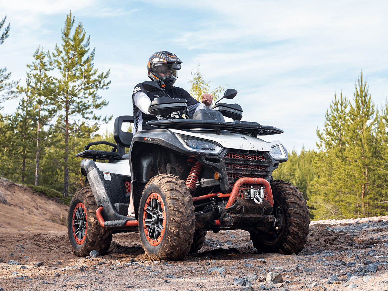 Kit plaques de protection pour quad Snarler AT6 L, Snarler AT6 S (STAGE 3 TRAIL+MUD) – protection châssis complète, robuste et durable
