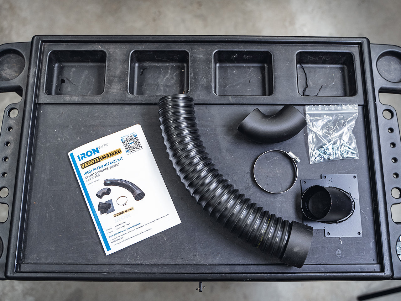 Kit plaques de protection pour quad CFORCE 850 – protection châssis complète, robuste et durable