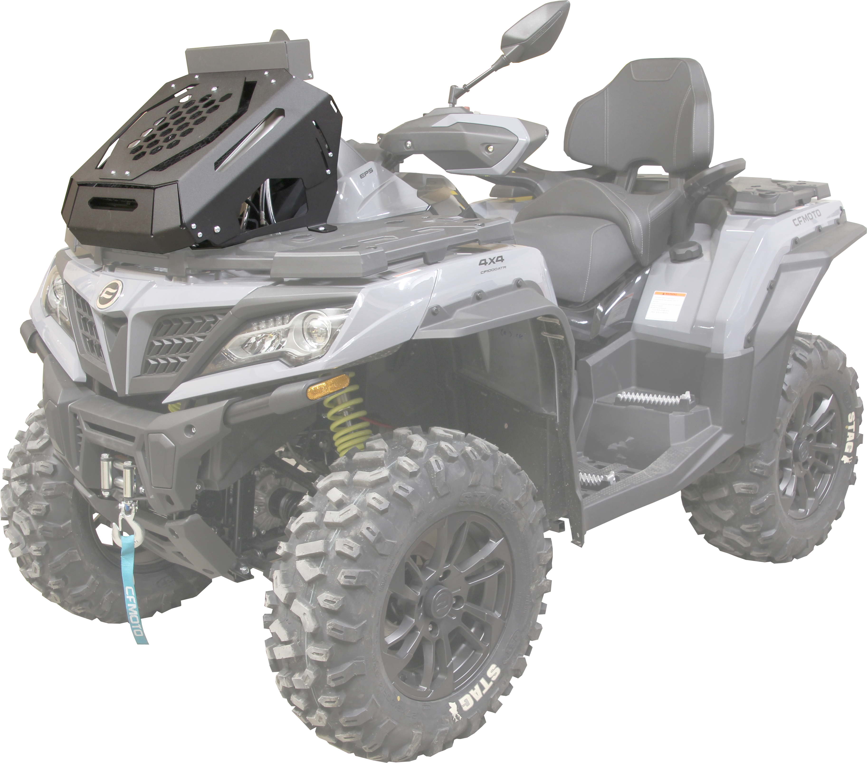Kit plaques de protection aluminium pour quad CFORCE 1000, CFORCE 1000 Overland, CFORCE 850 – protection châssis complète, robuste et durable