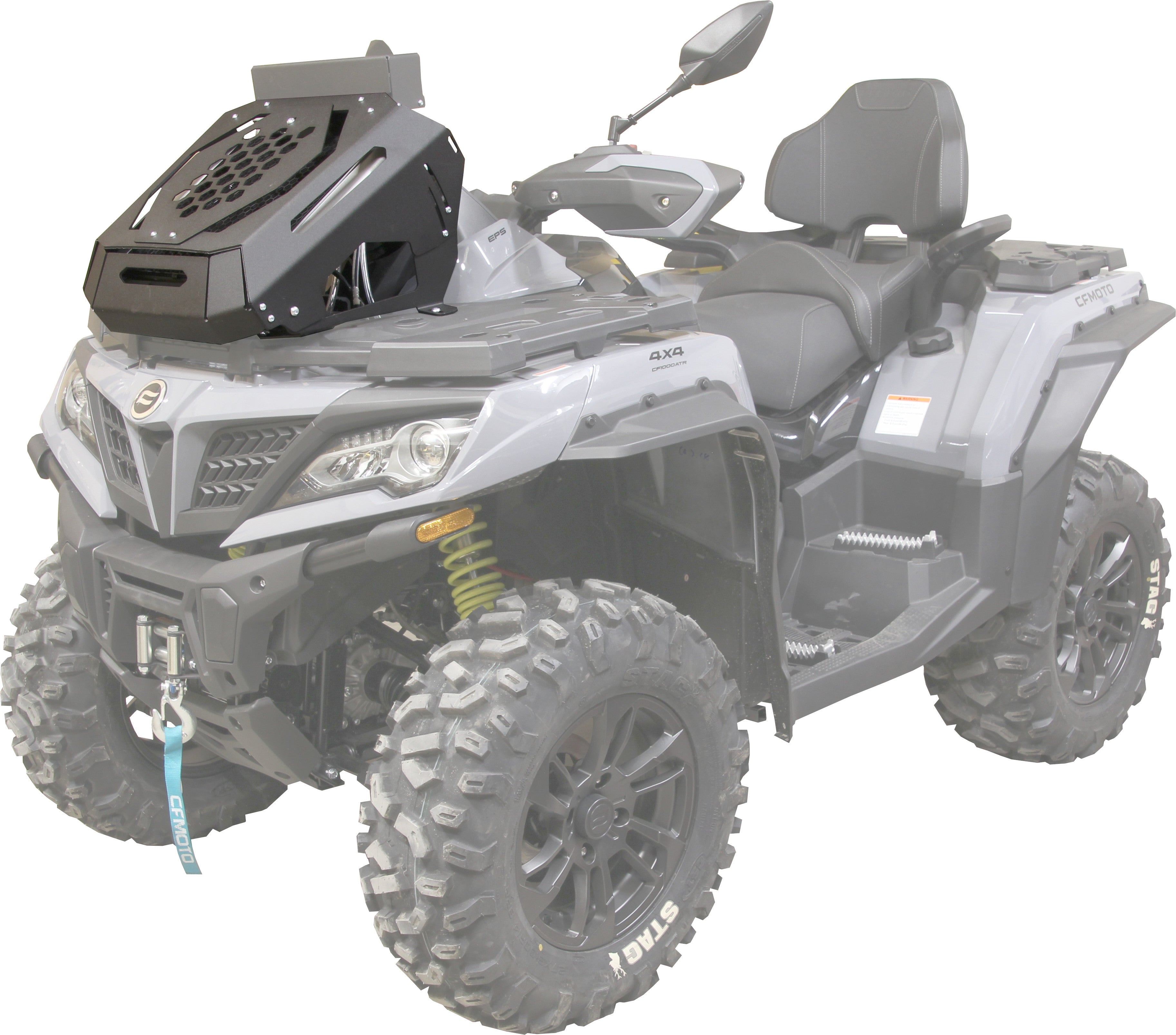 Kit plaques de protection aluminium pour quad CFORCE 1000, CFORCE 1000 Overland, CFORCE 850 – protection châssis complète, robuste et durable
