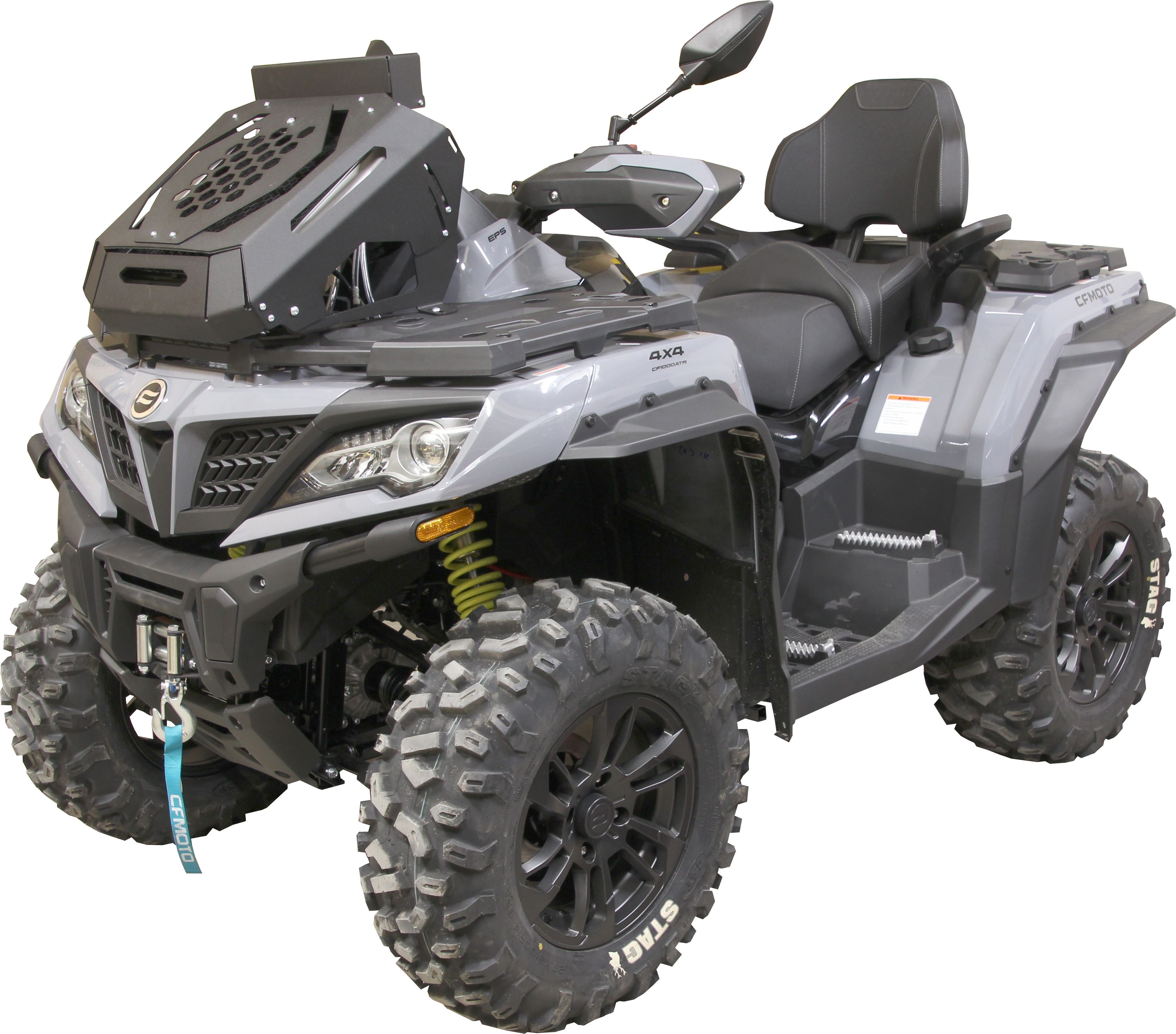 Kit plaques de protection aluminium pour quad CFORCE 1000, CFORCE 1000 Overland, CFORCE 850 – protection châssis complète, robuste et durable