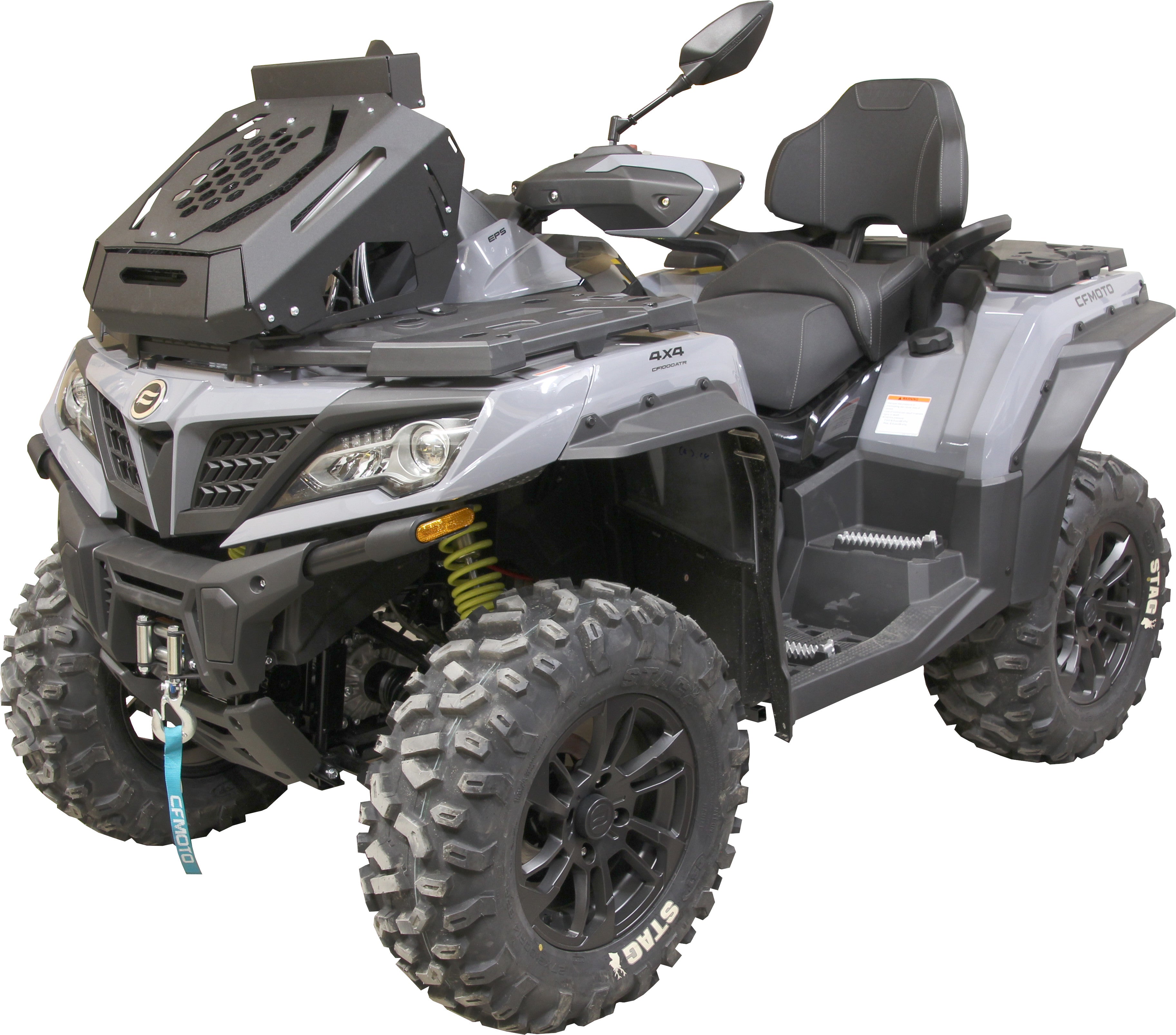 Kit plaques de protection aluminium pour quad CFORCE 1000, CFORCE 1000 Overland, CFORCE 850 – protection châssis complète, robuste et durable