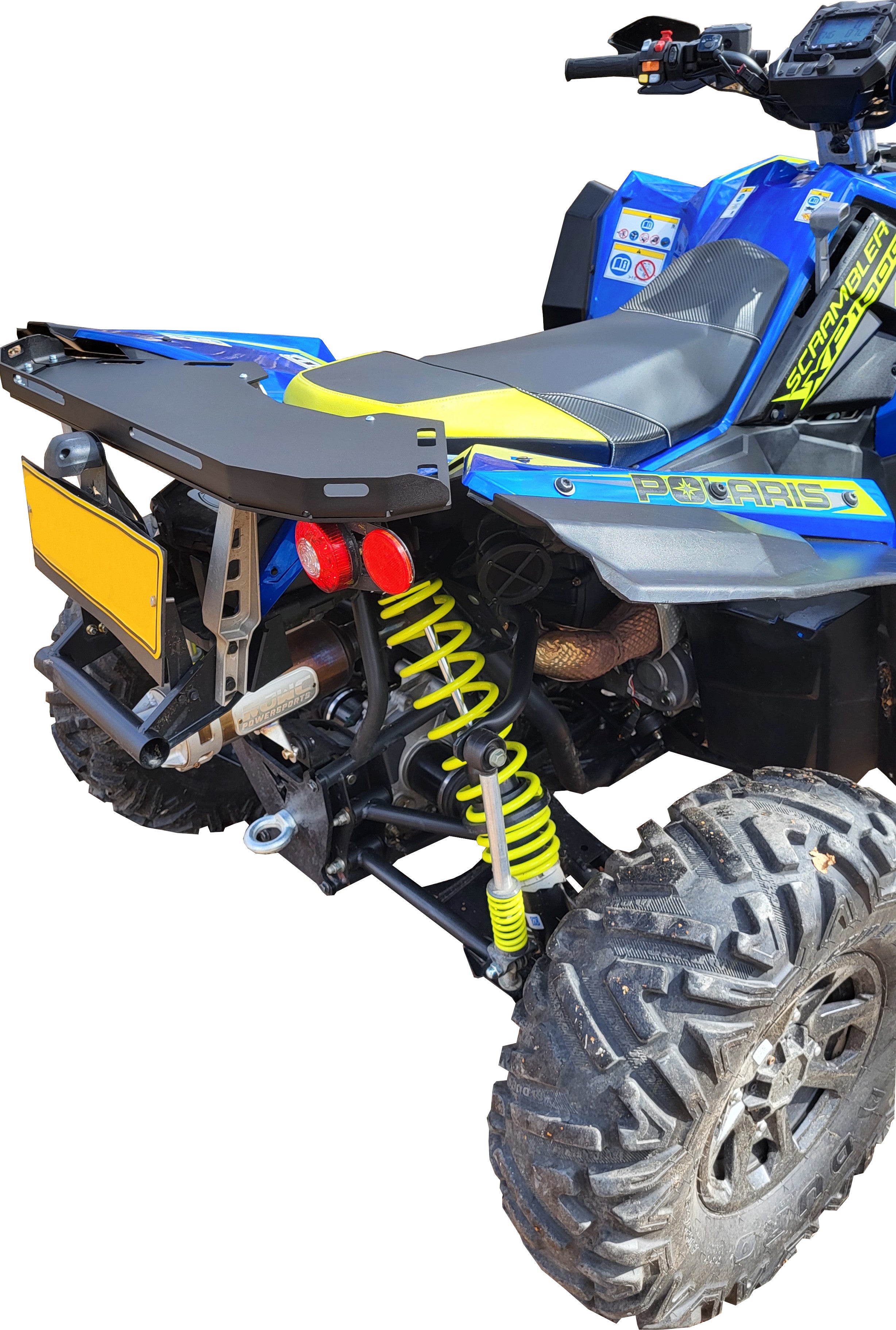 Kit plaques de protection aluminium pour quad Scrambler 850/1000 (-2014), Scrambler 850/1000 (2015+), Scrambler XP 1000 S – protection châssis complète, robuste et durable