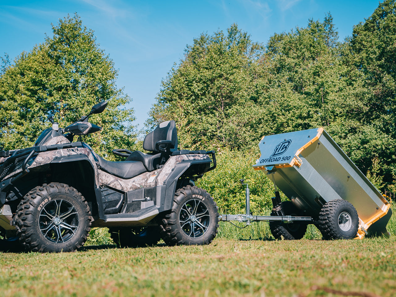 Kit plaques de protection pour quad Universal ( Trailer Offroad 500 ) – protection châssis complète, robuste et durable