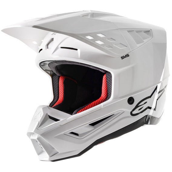 Casque Alpinestars Supertech M5 Solid MX Blanc - Motorsvelay