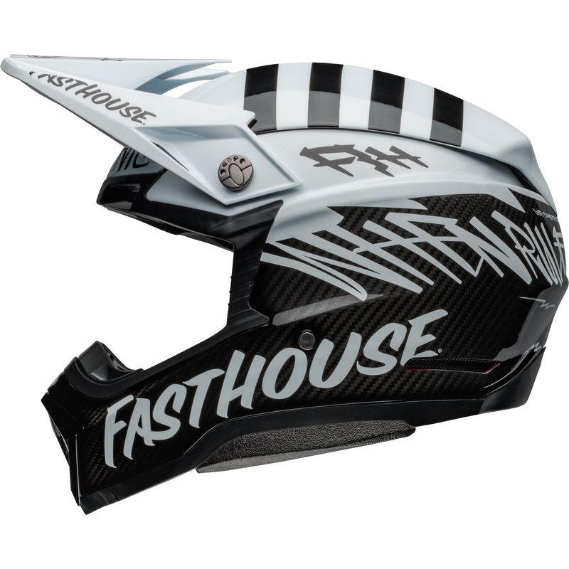 Casque BELL Moto - 10 Spherical - Fasthouse Mod Squad Gloss White/Black - Motorsvelay