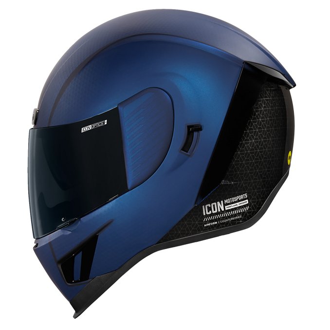 Casque ICON Airform™ Counterstrike MIPS® Bleu - Motorsvelay