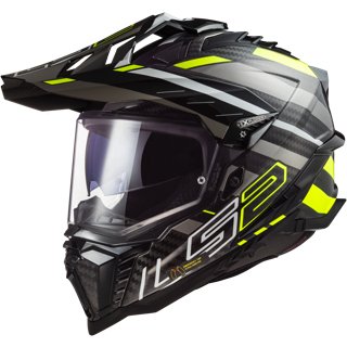 Casque LS2 MX701 Explorer Carbon Edge Orange