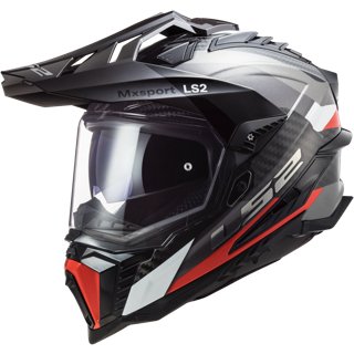 Casque LS2 MX701 Explorer Carbon Edge Orange