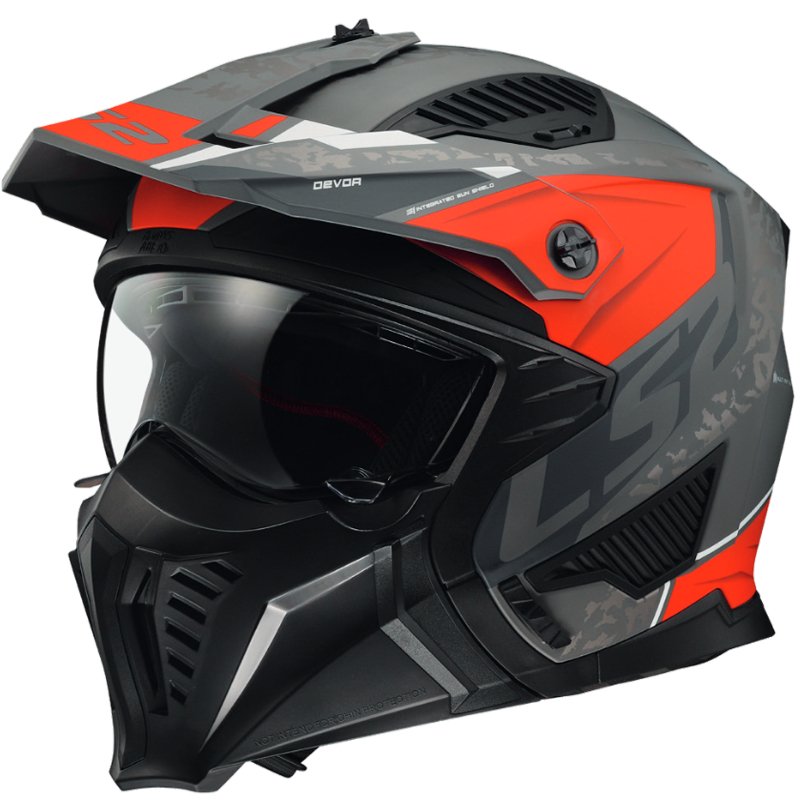 Casque LS2 OF606 Drifter Solid Titane - Motorsvelay