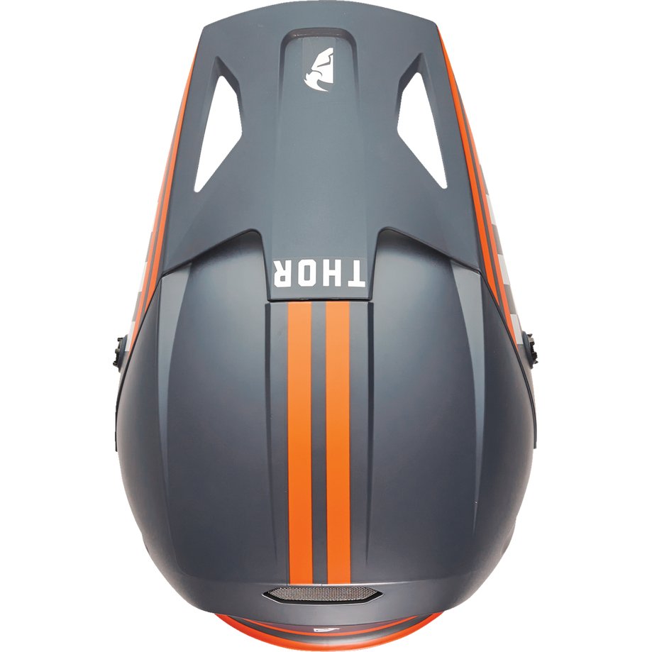 Casque Thor Sector 2 Combat Gris & Orange