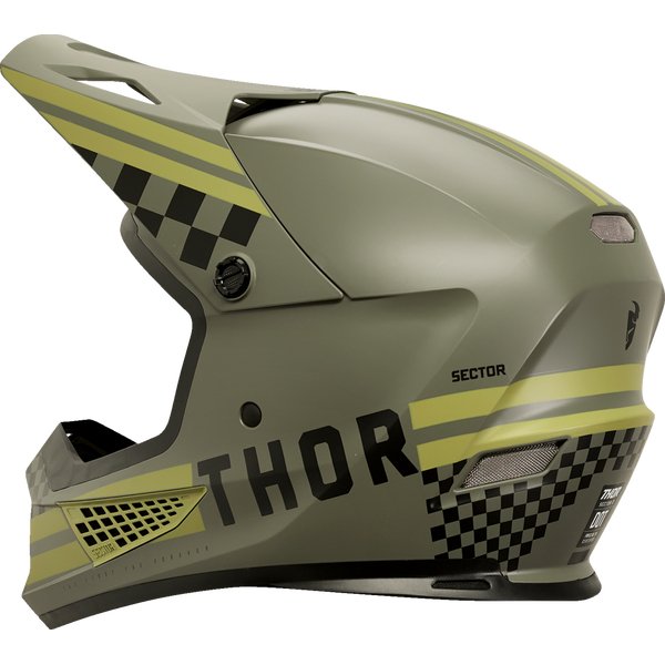 Casque Thor Sector 2 Combat Gris & Orange