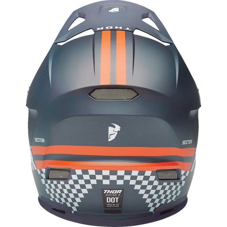 Casque Thor Sector 2 Combat Gris & Orange