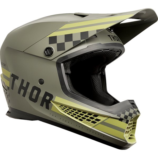 Casque Thor Sector 2 Combat Gris & Orange