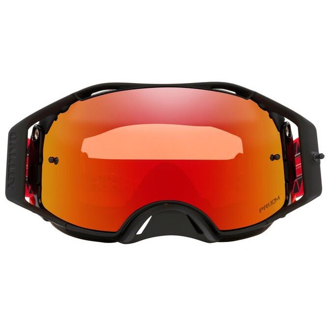 Masque OAKLEY Airbrake MX - Black Tread écran Prizm MX Torch - Motorsvelay