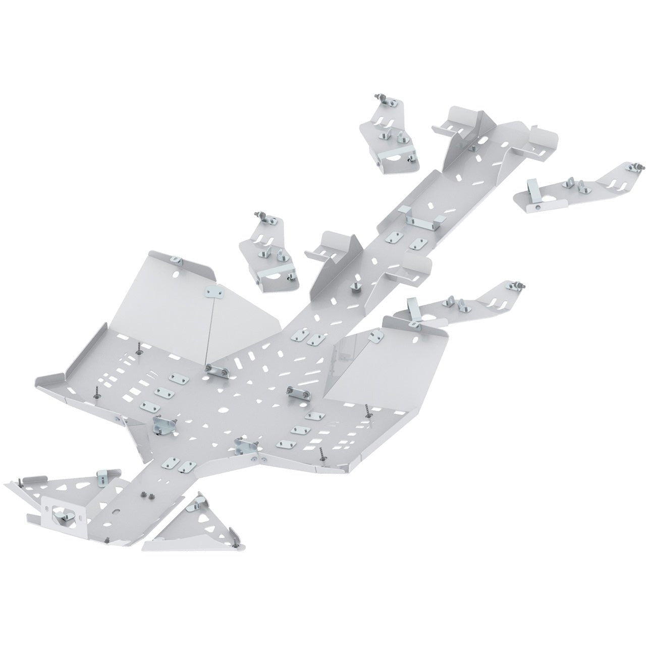 Skid Plate Set Full (aluminium): Canam Outlander 6x6 450 Max - équipement et accessoires Motors Velay